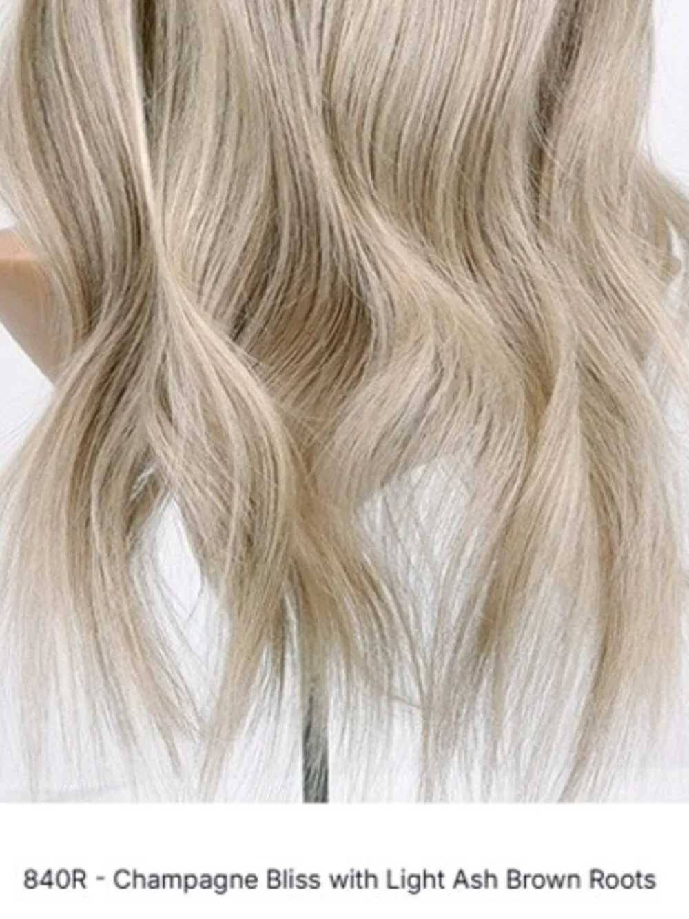 Maylene- Blonde Balayage Remy: Human Hair Lace Front Wig- 18